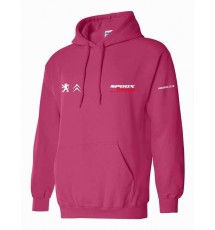 Spoox Motorsport Hoodie - Hot Pink