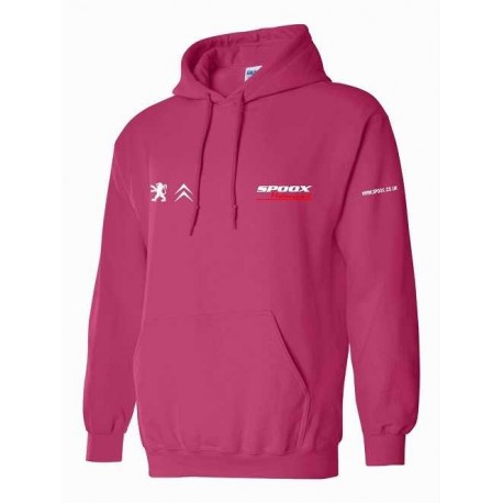 Spoox Motorsport Hoodie - Hot Pink