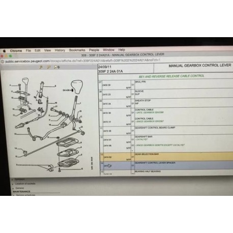 Peugeot 205 GTI & 309 GTI Gearbox Linkage (BE1 & BE3) - 2414.82