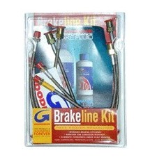 Peugeot 106 (1991 on) 1.4,1.4i,1.4D,1.5D Braided Brake Hose Kit