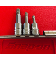 Snap On 3 Piece Multispline Socket Set - VAG Group - TSS3