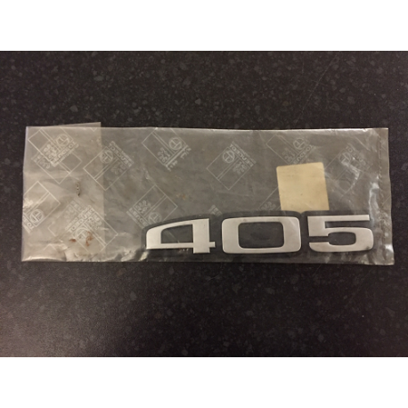 Brand New Genuine OE Peugeot 405 PH1 Boot lid badge - 8659.H6