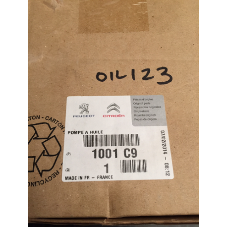 Genuine OE Peugeot / Citroen Alloy Block TU Oil Pump - 1001.C9