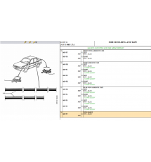 Genuine OE Peugeot 309 "Style" Wing Decal - 8659.PV
