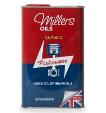 Millers Oils Classic EP80w90 GL4 gear oil for classic transmissions - 1 litre