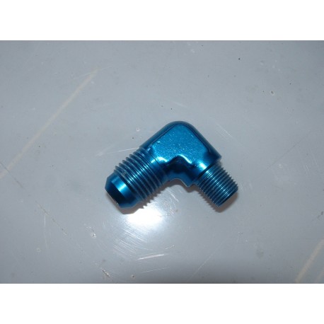 1/8 NPT to -6 JIC Male 90 Degree Fitting