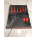 Snap On 8 pc Instinct® Hard Grip Combination Orange Screwdriver Set