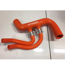 Peugeot 106 GTi / Saxo VTS Silicone Top Radiator Hose - With Oil Cooler (ORANGE)