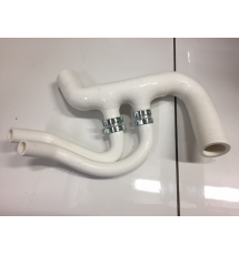Peugeot 106 GTi / Saxo VTS Silicone Top Radiator Hose - With Oil Cooler (WHITE)