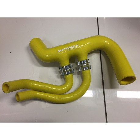 Peugeot 106 GTi / Saxo VTS Silicone Top Radiator Hose - With Oil Cooler (YELLOW)