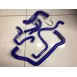 Peugeot 106 GTi Complete Silicone Coolant Hose Kit (BLUE) - With Oil Cooler