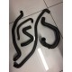 Spoox Racing Developments Peugeot 205 / 309 GTI Full Silicone Oil Breather / Filler Hose Kit - MATTE BLACK