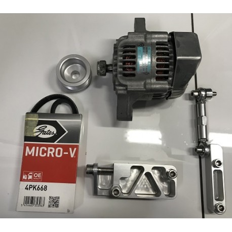 Spoox Racing Developments Peugeot 205 GTI Billet Race Alternator Setup