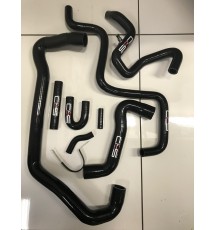 Peugeot 106 GTi Complete Silicone Hose Kit - No Oil Cooler (BLACK)