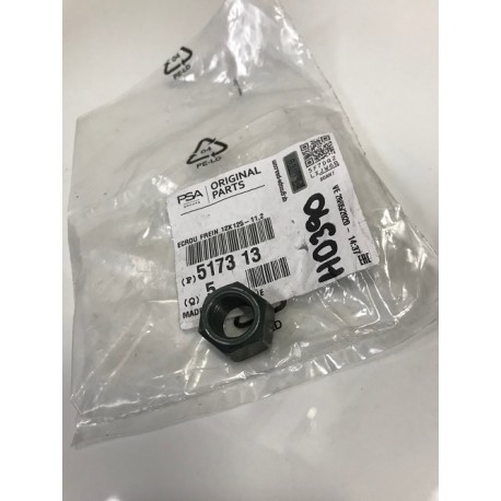 Genuine OE Peugeot 205 / 309 GTI rear axle mounting nut - 5173.13