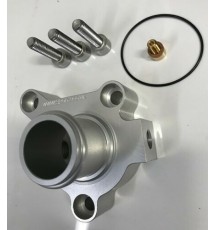 S.R.D Ford Zetec Black & Silver & Mk1 Focus RS Billet Thermostat Housing (CLEAR)