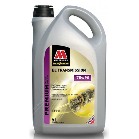 Millers Oils EE 75w90 Nanodrive Transmission / Gearbox Oil - 5 Litre