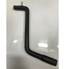 Peugeot 205 / 309 Mi16 Silicone Upper Heater Matrix Hose with bleed Screw - MATTE BLACK