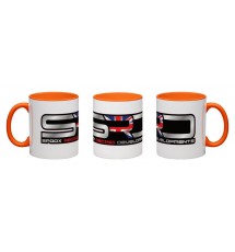 Spoox Racing Developments Orange Wraparound Mug - 325ml