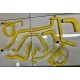 Pre 1991 Peugeot 205 Gti 8 Valve Silicone Coolant Hose Kit - YELLOW
