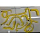 Pre 1991 Peugeot 205 Gti 8 Valve Silicone Coolant Hose Kit - YELLOW