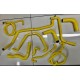 Pre 1991 Peugeot 205 Gti 8 Valve Silicone Coolant Hose Kit - YELLOW