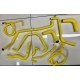 Pre 1991 Peugeot 205 Gti 8 Valve Silicone Coolant Hose Kit - YELLOW