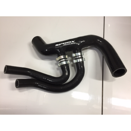 S.R.D Peugeot 106 GTi / Saxo VTS Silicone Top Radiator Hose - With Oil Cooler (MATTE BLACK)