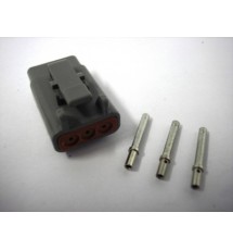 3 Way DTM Plug Connector (MALE)