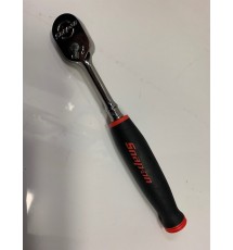 Snap On 1/4" Drive Long Handle Soft Grip Ratchet - RED - THL72