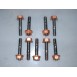 Peugeot 405 1.9 Mi16 Genuine OE Exhaust Manifold Stud & Nut Set