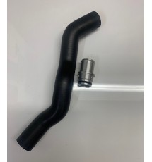 Peugeot 306 Gti-6 / Rallye Top Radiator Hose - Without Oil Cooler - Inc Adapter - (Matt Black)