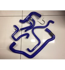 Peugeot 106 GTi Complete Silicone Coolant Hose Kit (RED) - With Oil Cooler