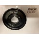Spoox Racing Developments Peugeot 106 GTI Billet Alloy Bottom Pulley (Std Diameter) - Black