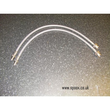 Spoox Custom Peugeot 106 GTI with GTI-6 Callipers S/S Front Brake Hoses