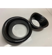 Peugeot 106 Carbon Fibre Front Bumper Ducts - Lacquered Finish