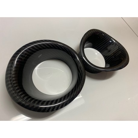 Peugeot 106 Carbon Fibre Front Bumper Ducts - Lacquered Finish