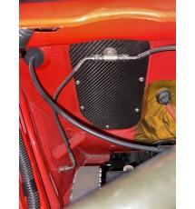 Peugeot 309 carbon fibre pedal box blanking plate