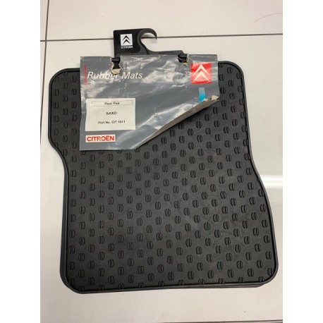 Brand New Genuine O/E Citroen Saxo rear rubber floor matts - CIT1511