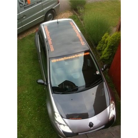 Renault Clio 3 (197/200) Carbon Fibre Bonnet