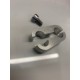S.R.D 12mm Billet Hose Separator - Clear Anodised