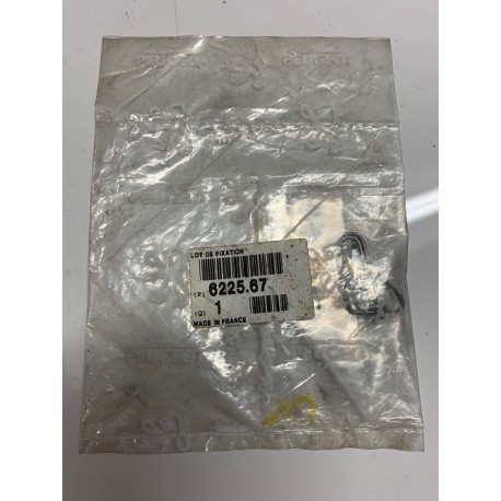 Genuine OE Peugeot 106 S1 headlight spring retaining clip kit - 6225.67