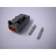2 Way DTM Plug Connector (MALE)