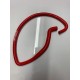 Peugeot 309 GTI from header tank to throttle body coolant hose (RED)