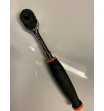 Snap On 1/4" Drive Dual 80 Technology Soft Grip Long Handle Ratchet - THL72 - Orange