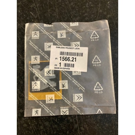 Brand New Genuine O/E Peugeot Badge - 1566.21