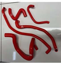 Spoox Racing Developments Peugeot 205 / 309 GTI Full Silicone Oil Breather / Filler Hose Kit - RED