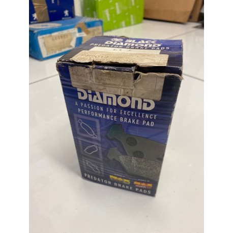 Black Diamond Predator Peugeot 306 HDI front brake pads - PP2012