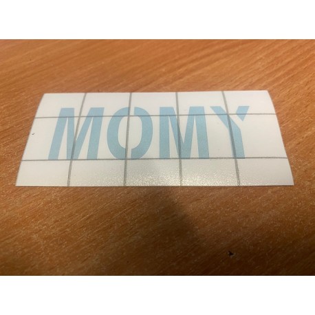 Peugeot 205 & 309 MOMY (Miami Blue) Paint Code Applicator Stencil