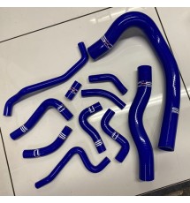 Mitsubishi Starion Silicone 2.6 Coolant Hose Kit (11) - Blue